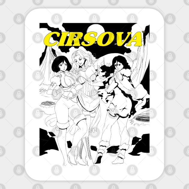 Cirsova Fall 2021 - Genzoman Sticker by cirsova